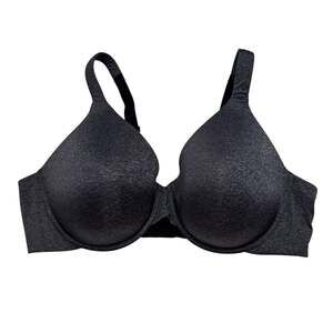 AMBRIELLE Everyday Underwire Full Coverage Bra in Heather Gray Size 44D Lined